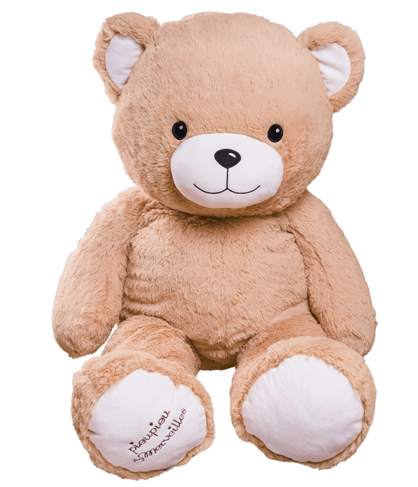 HUGE BROWN PLUSH BEAR - 120 CM