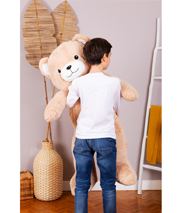 HUGE BROWN PLUSH BEAR - 120 CM