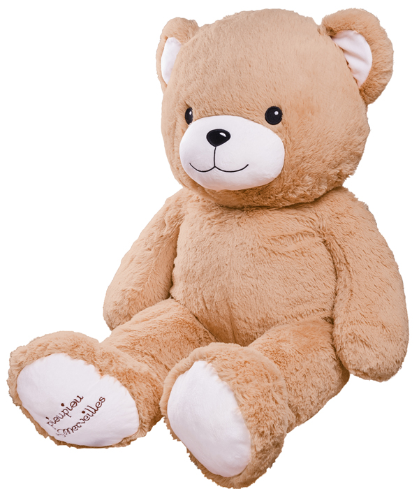 HUGE BROWN PLUSH BEAR - 120 CM