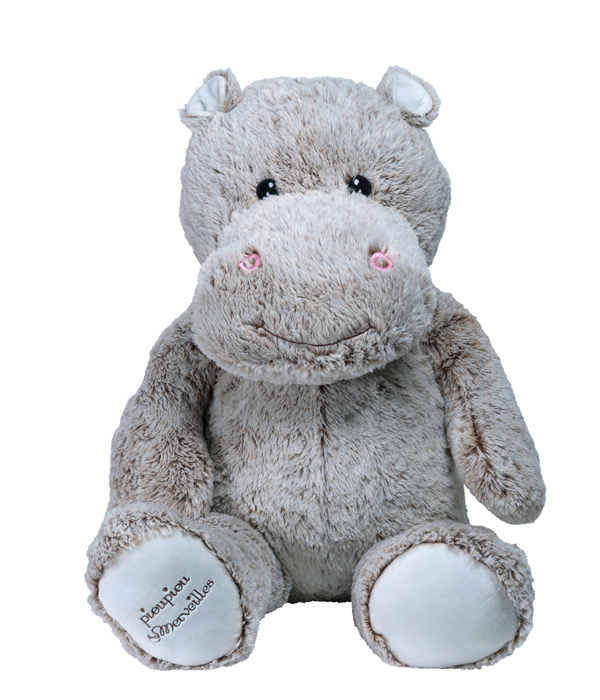 IPPOPOTAMO PELUCHE GIGANTE - 100 CM