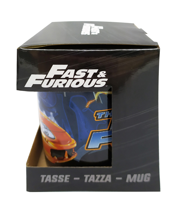 FAST AND FURIOUS KERAMIKTASSE ORANGE 