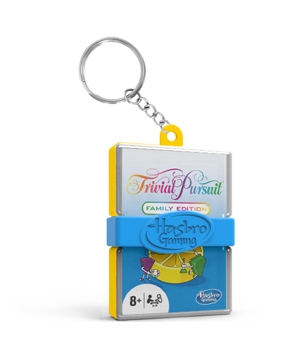 HASBRO KEYCHAIN MINI GAMES SCHLÜSSELANHÄNGER MIT MINI SPIEL 