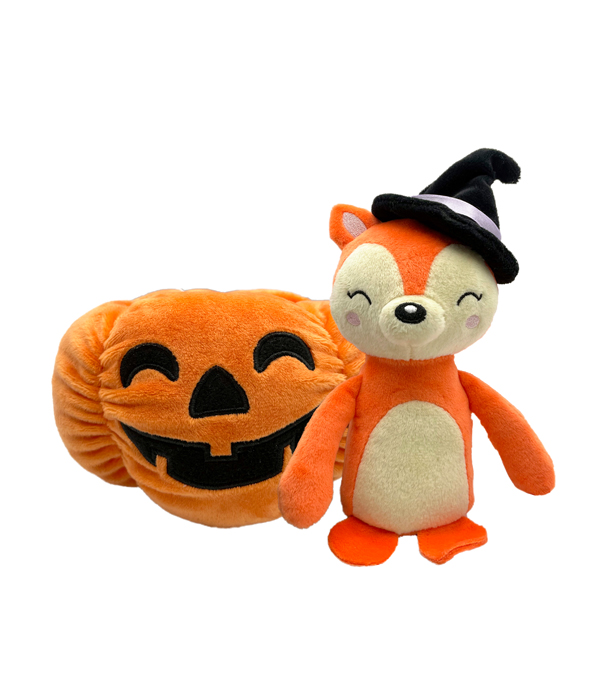 PELUCHE VOLPE DI HALLOWEEN 25 CM