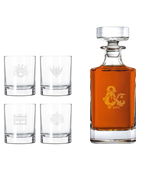 DUNGEONS & DRAGONS WHISKEY SET 