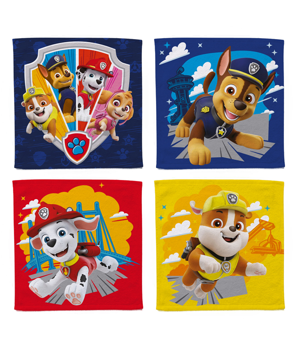 PAW PATROL NEW MAGISCHE HANDTÜCHER 30X30 CM 