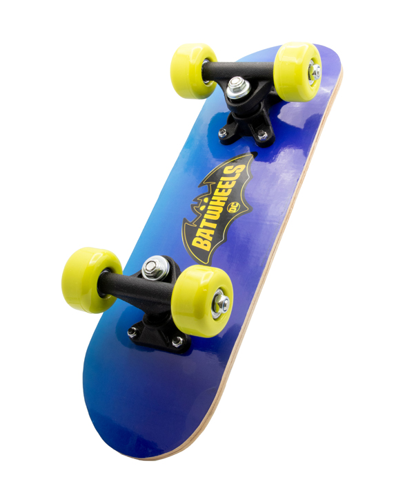 BATWHEELS MINI SKATEBOARD AUS HOLZ 43X12X8 CM