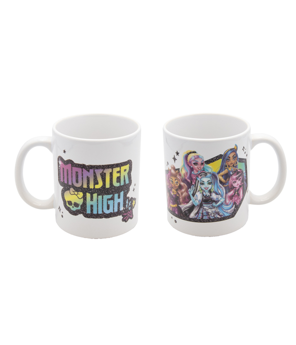 MONSTER HIGH TASSE MIT BUNTEM MOTIV UND GLITZERELEMENTEN 320 ML 