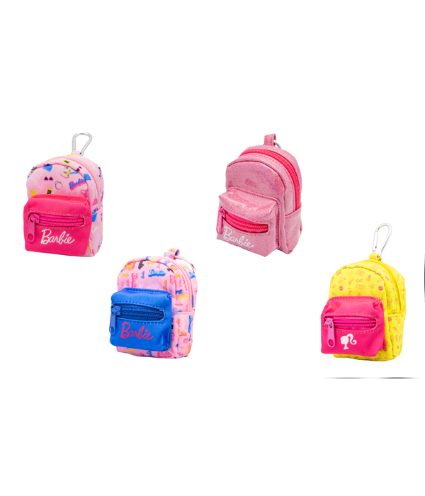 BARBIE MINI RUCKSACK CLIP ON MIT HAARSCHMUCK 