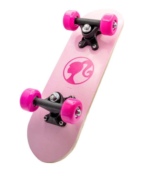 BARBIE MINI SKATEBOARD AUS HOLZ 43X12X8 CM