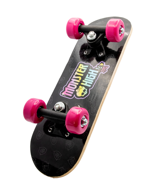 MONSTER HIGH MINI SKATEBOARD AUS HOLZ 43X12X8 CM