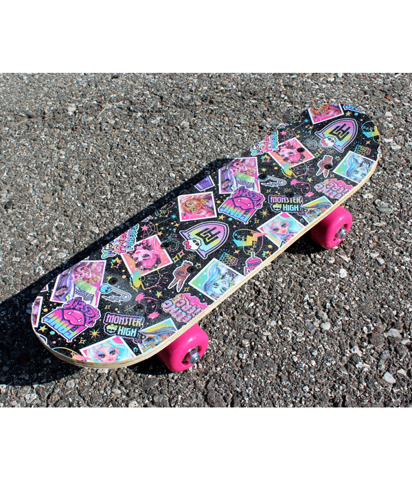 MONSTER HIGH MINI SKATEBOARD AUS HOLZ 43X12X8 CM