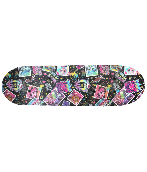 MONSTER HIGH MINI SKATEBOARD AUS HOLZ 43X12X8 CM