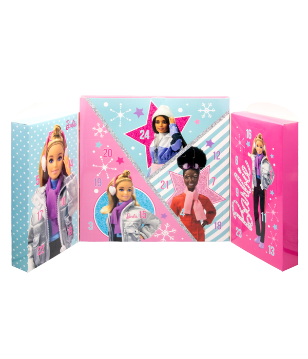 BARBIE  ADVENTSKALENDER MIT SCHMUCK UND HAARSCHMUCK 