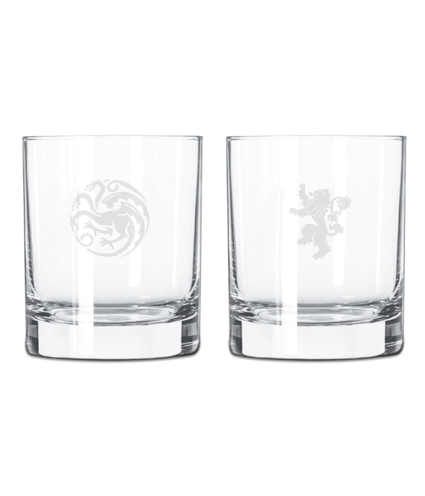 GAME OF THRONES SET MIT 2 WHISKEYGLÄSER