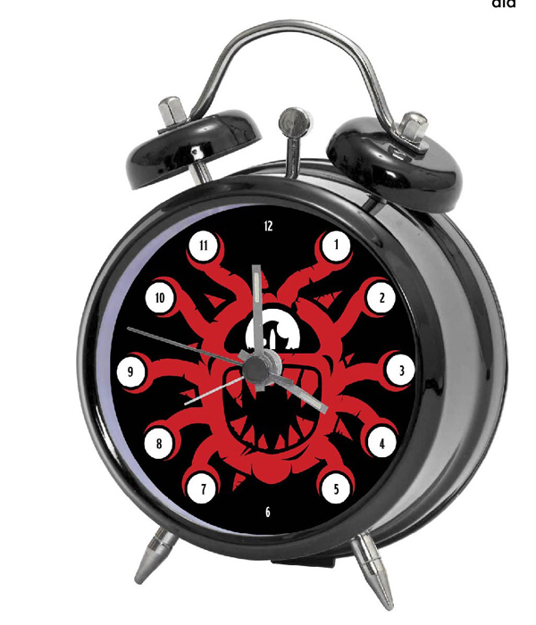 DUNGEONS & DRAGONS METAL ALARM CLOCK