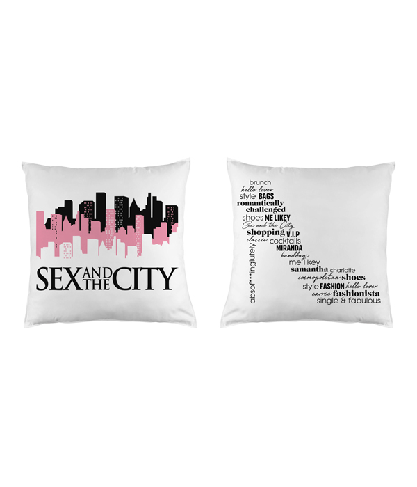 SEX & THE CITY QUADRATISCHES PLÜSCHKISSEN 