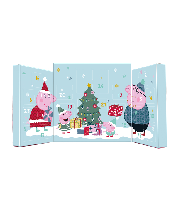 PEPPA PIG ADVENTSKALENDER MIT SCHMUCK UND HAARSCHMUCK 