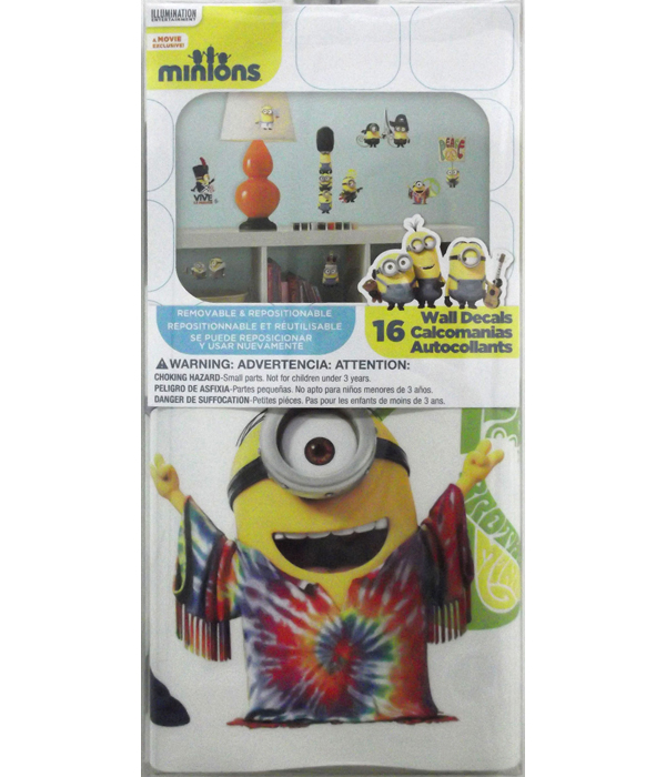 MINIONS WANDSTICKER KLEIN