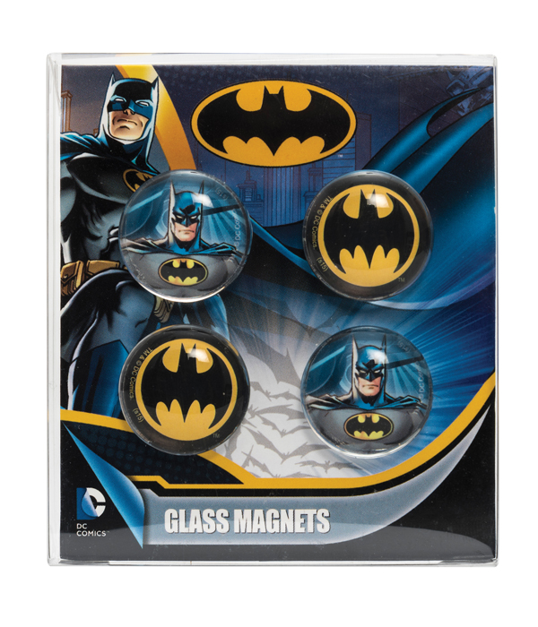 BATMAN MAGNET-SET AUS GLAS