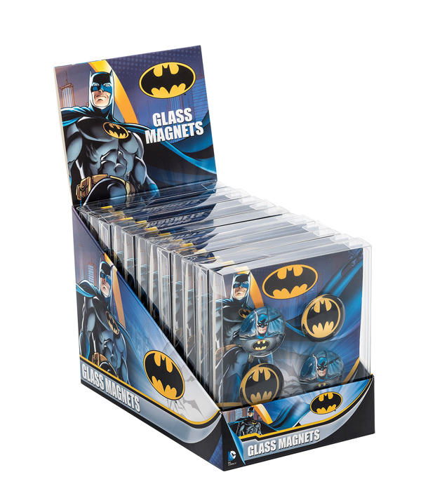 BATMAN MAGNET-SET AUS GLAS