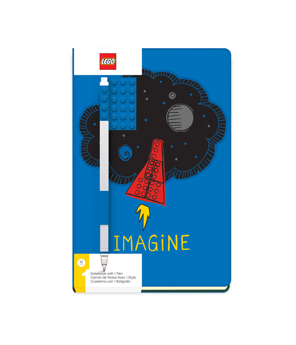 LEGO IMAGINE  NOTIZBUCH MIT GELSTIFT 