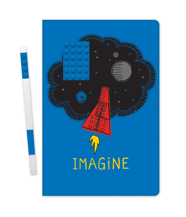 LEGO IMAGINE  NOTIZBUCH MIT GELSTIFT 