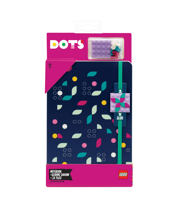 LEGO DOTS SOFTCOVER NOTIZBUCH MIT VERSCHIEBBAREM CHARM