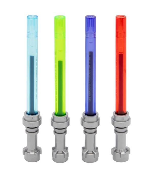 LEGO STAR WARS LICHTSCHWERT GEL STIFT SET 