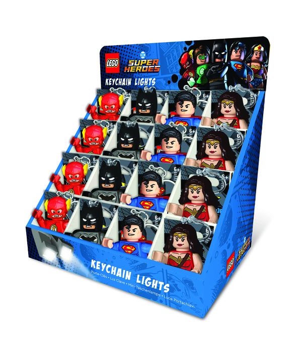 LEGO® DC® KEYLIGHT DISPLAY FÜR 16 HARRY POTTER LED SCHLÜSSELANHÄNGER 