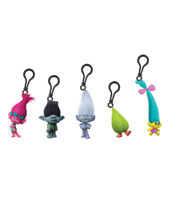 TROLLS 3D PVC CLIP ON'S 8 CM 