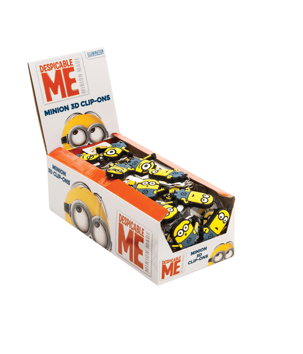 DESPICABLE ME VINYL CLIP-ONS