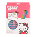 HELLO KITTY 3 PLASTIC BRACELETS WITH 18 CHARMS