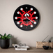 DUNGEONS & DRAGONS WANDUHR MIT METALLRAHMEN 24 CM 