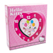 HELLO KITTY HEART SHAPED WALL CLOCK 2