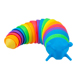 RAINBOW SLUG REGENBOGEN SCHNECKE FIDGET SPIELZEUG 18 CM 