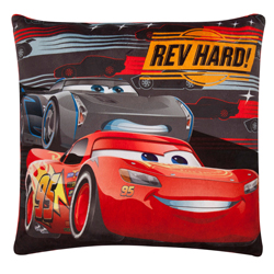 CARS 3 -"REV HARD" SQUARE CUSHION WITH SFX (SOUND) 40X40 CM