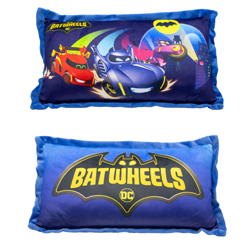 BATWHEELS RECTANGULAR PLUSH CUSHION 