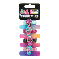 MONSTER HIGH 4 HAIR TIES ON BACKERCARD 5X15 CM