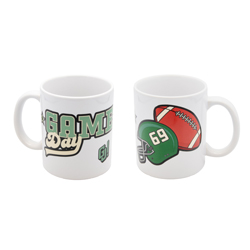 FOOTBALL KERAMIKTASSE (320 ML) IN GESCHENKPACKUNG 12X9X10 CM