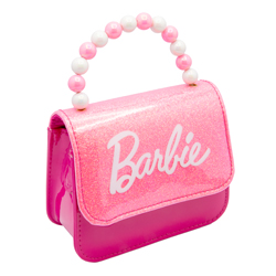 BARBIE GLITTER BAG WITH PEARLS 