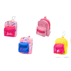 BARBIE MINI RUCKSACK CLIP ON MIT HAARSCHMUCK 