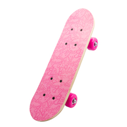 BARBIE MINI SKATEBOARD AUS HOLZ 43X12X8 CM