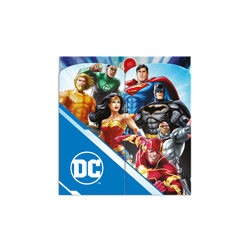 DC COMICS ADVENT CALENDAR WITH ACCESSORIES, CLIP ONS, SLAPBANDS 