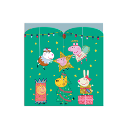 PEPPA PIG ADVENT CALENDAR WITH JEWELERY AND HAIR ACCESSORIES 