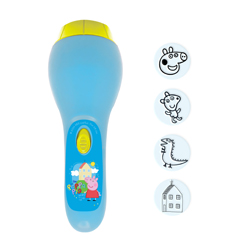 PEPPA PIG PROJECTION TORCH WITH 4 DIFFERENT PROJECTION PATTERNS 