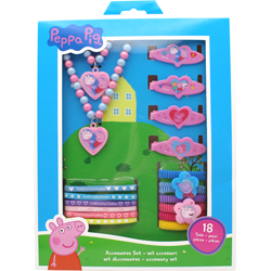 SET ACCESSORI PEPPA PIG 18 PEZZI 