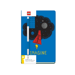 LEGO IMAGINE  NOTIZBUCH MIT GELSTIFT 